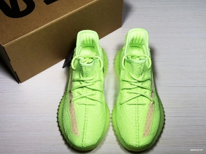 the 350 Glow Adidas Yeezy EG5293 Dark Boost in V2 0815